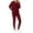 Red, variant on Akafmk Women's Tracksuits Sweatsuits for Women 2 Piece Oversized Crew Neck Tops and Workout Leggings Yoga Pants Set Casual Sport Hiking Running Sweat Suits L
