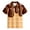 7-Brown, variant on FUZHIQ Boys Button Up Shirts Size 10-12 Kids Boys Girls Short Sleeve Summer Casual Prints Gentleman Tops Teen Holiday Shirts T Shirt With Pocket ,3-4 Years