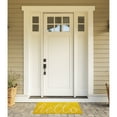 thumbnail image 3 of Contemporary Home Living Rectangular Hello Coir Doormat - 18" x 30" - Yellow and Cream, 3 of 5