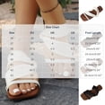 thumbnail image 3 of Xdegoge Flatform Sandals for Women Open Toe Twisted Cross Straps Slide Sandals Square Toe Flat Dressy Slippers Two Band Ruched Footwear, 3 of 9