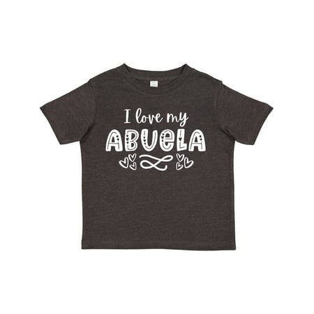

Inktastic I Love My Abuela with Hearts Gift Toddler Boy or Toddler Girl T-Shirt