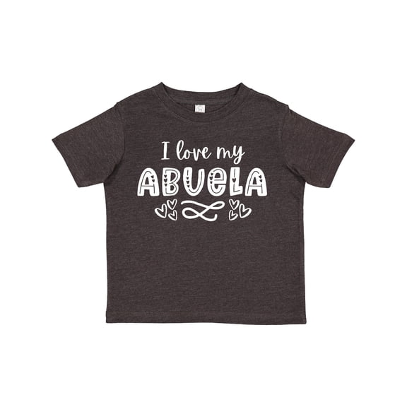 Inktastic I Love My Abuela with Hearts Boys or Girls Toddler T-Shirt