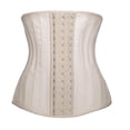 thumbnail image 2 of Entrenador de cintura de látex para mujer, corsé moldeador de cuerpo, ropa moldeadora de cuerpo para mujer, ropa interior adelgazante de 25 huesos de acero, 2 of 3