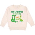 thumbnail image 2 of Inktastic Grandma Grandpa Love Me Dinosaurs Toddler Sweatshirt, 2 of 4