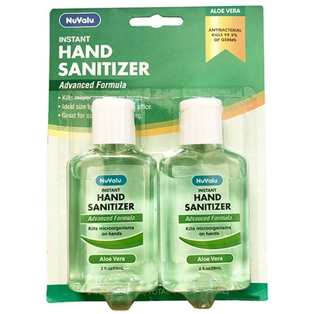 New 380245 Nuvalu Hand Sanitizer 2 Pack 4 Oz Aloe Vera (36-Pack) Cough Meds Cheap Wholesale Discount Bulk Pharmacy Cough Meds Acne Wash