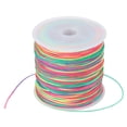thumbnail image 1 of Unique Bargains Corde en Satin de Nylon 0,8 mm x 109 Yard Corde Tressée pour Perles 0,8 mm, Colorée, 1 of 6