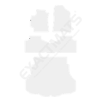 ExactMats - Premium Clear Overlay Floor Mats, Made In USA - Fits Hyundai Elantra 2021-2024 / 2 Front, Uni-Rear & Cargo (Seats Up) Trunk Mats