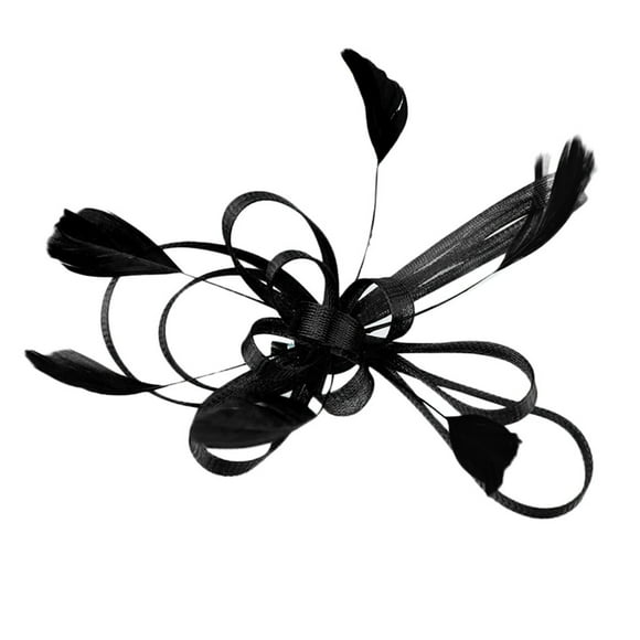 FADAACAI Fascinators Hat Hat a Headband Fascinators Tea Ribbons Flower Mesh on Headwear Feathers Headband Women's Fascinators Fascinator for Women Clearance!
