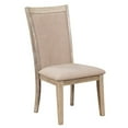 thumbnail image 1 of Alpine Furniture Chiclayo Set de 2 Chaises d'Appoint à Diner en Latte en Moka (Marron), 1 of 5