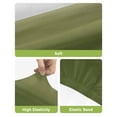 thumbnail image 4 of Sage Green Ombre Bar Stool Covers Set of 6, Modern Abstract Art Texture Stretch Washable Bar Chair Covers with Backs, Removable Pub Counter Height Chair Cover for Kitchen Dining Room Cafe, 4 of 7