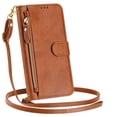 thumbnail image 1 of Case For Samsung Galaxy S26 Ultra/S26 Plus/S26, PU Leather Shell With Adjustable Detachable Lanyard Card Slot Kickstand Cover, 1 of 6