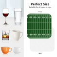 thumbnail image 6 of Honeii American Football Field1 Print Leather Coaster Set of 4, Ideal for Safeguarding Your Furniture from Drinks Spills and Effortless Cleanup-Square, 6 of 6