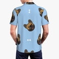 thumbnail image 2 of Polo Shirts for Men, french Bulldog Face Cuteness Casual Mens Polo Shirts Short Sleeve Button Down Classic Mens Golf Polo Shirts, 2 of 7
