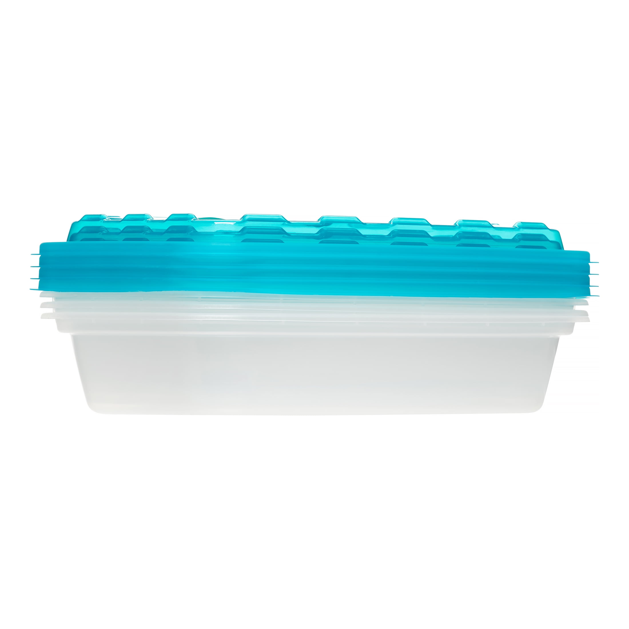 Snap Pak Food Storage Containers Rectangular 28 Oz 4 Ct