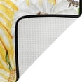 thumbnail image 5 of SKYSONIC 72x48in Watercolor Yellow Pumpkin Fall Area Rug, Autumn Sunflower Non-Slip Floor Carpet for Indoor Living Dining Room and Bedroom Area, 5 of 5