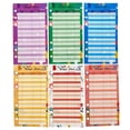 thumbnail image 1 of Budget Sheets For Cash Budgeting, Assorted Colors Expense Tracker With Clear Printing, Financial Organization Sheets For Budget Planner Inserts (Reusable, 24PCS), 1 of 5
