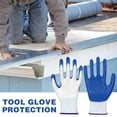 thumbnail image 4 of Horivan Heavy Duty Work Gloves with Non Slip Grip Reinforced Protective Padded Palm for Construction Mechanics Yard Work Gardening and DIY Projects Durable Safety Gloves for Men, 4 of 5