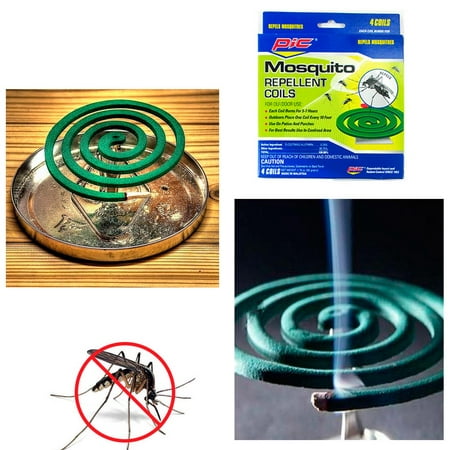 8 Pks Mosquito Repellent 32 Coils Outdoor Use Skin Protection Insect Bite