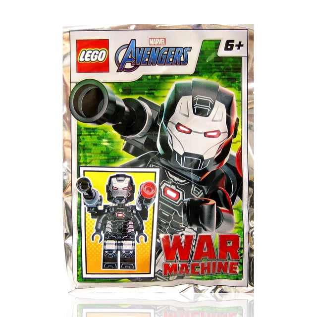 LEGO Marvel Super Heroes Avengers Infinity War Minifigure - War Machine with Blasters Foil Pack LEGO -