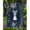 thumbnail image 3 of Carolines Treasures BB5087GF Fleurs Bleues Lévrier Italien Jardin Taille Drapeau, 3 of 3