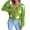 Green, variant on Oversized Cardigans Women Cloud Print Cropped Button Front Long Sleeve V Neck Knit Sweater Outfits Clothes