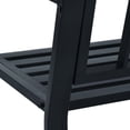thumbnail image 2 of vidaXL Patio Bench 49.2" Black Steel, 2 of 9