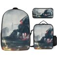 thumbnail image 1 of War of the Robots Backpack Learning Astronaut Bookbag with Space Lunch System, 1 of 5