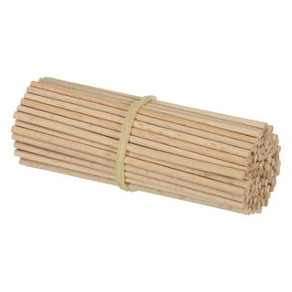 Craft County Natural Wooden Dowel Rod - Multiple Lengths and Packs  Available - Use for Macrame, Home Decor, Handmade Gifts, and More 