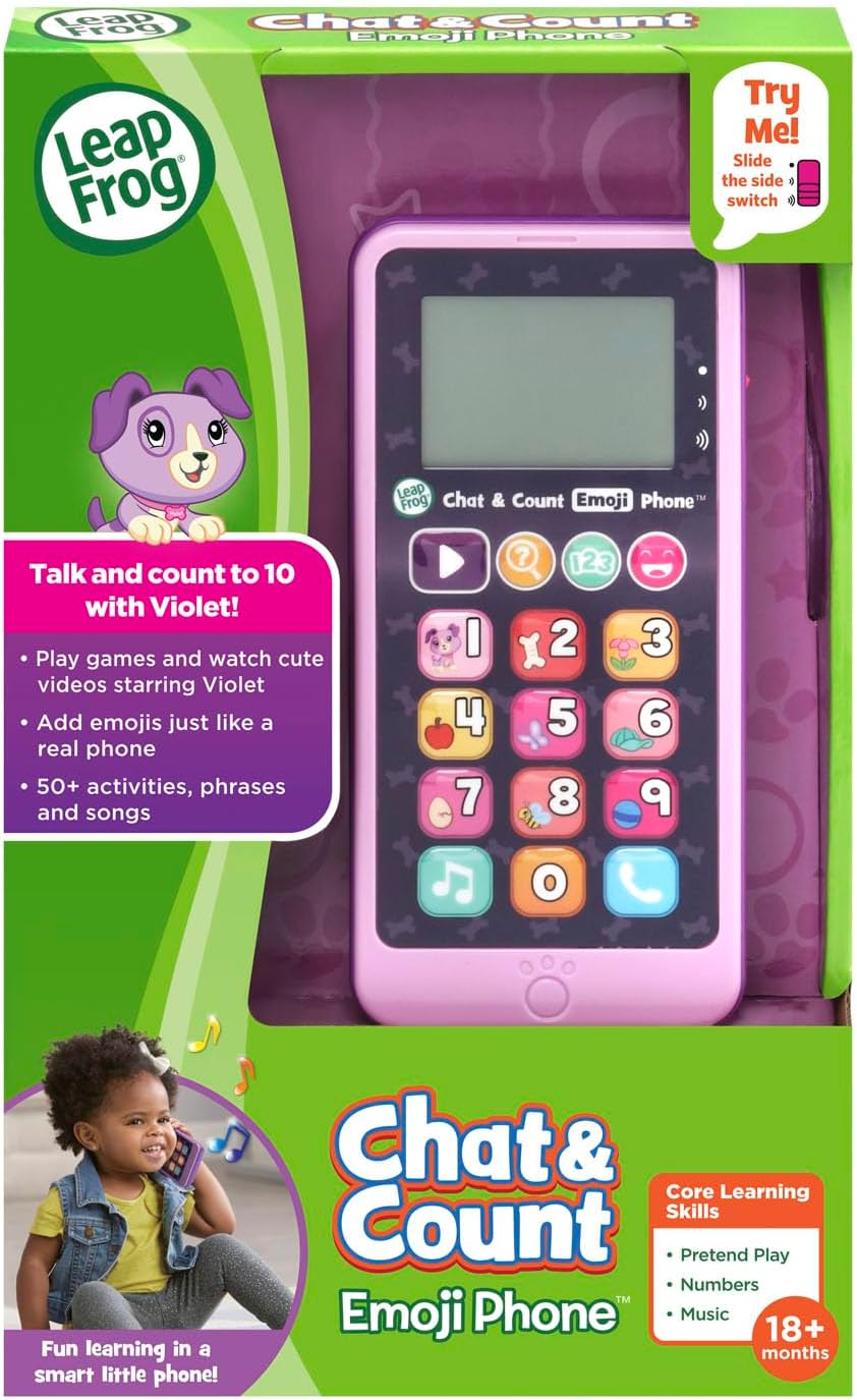 LeapFrog My Pal Violet Chat and Count Emoji Phone for Toddlers - image 5 of 5