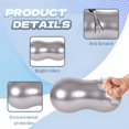 thumbnail image 3 of BESTSKY Exercise Ball,35.4"*17.7"*17.7" Yoga Ball For Pregnancy,Thickened Explosion-Proof Peanut Ball,Gray, 3 of 7