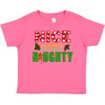 thumbnail image 3 of Inktastic Nice Until Proven Naughty with Holly and Gingerbread Man Boys or Girls Baby T-Shirt, 3 of 5