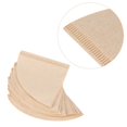 thumbnail image 3 of Peahefy Filter Papers,40Pcs Unbleached Natural Cone-Shape Drip Coffee Cup Filter Papers      , Coffee Filter Paper, 3 of 8