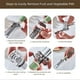thumbnail image 4 of Adjustable Fruit and Vegetable Corers Tool, Upgraded 2-in-1 Bell Pepper Cutter & Deseeder, Removing Fruit & Vegetable Cores, 4 of 5
