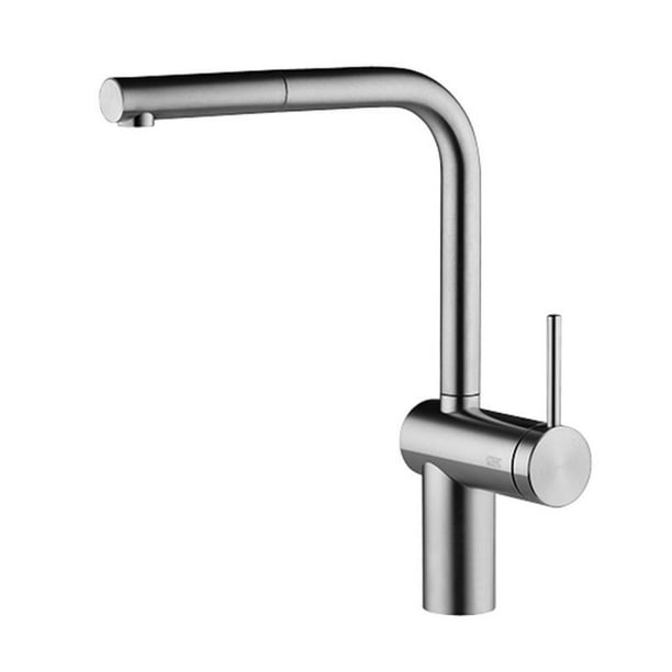 KWC 10.231.103.700 LIVELLO SingleLever Pull Out Kitchen Faucet, Solid
