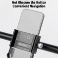 thumbnail image 1 of Al Alloy Bicycle Mobile Phone Holder Scooter Rotatable Smartphone Holder, 1 of 4