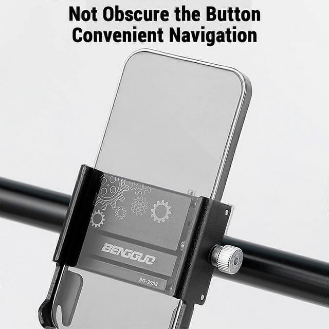 Al Alloy Bicycle Mobile Phone Holder Scooter Rotatable Smartphone Holder