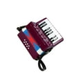 thumbnail image 3 of tamizeot 7 Key Button Accordion Mini Musical Instrument Fun For Classroom Learning Activities Piano Accordion Smooth Comfortable Violet 23x10x23cm, 3 of 6