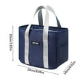 thumbnail image 3 of Insulated Lunch Box Large Capacity Thermal Bag Food Dery Storage Container, Cooler Tote For Travel Picnic, Work School Shopping, Suitable For All Groups Men Women Kids, 3 of 8