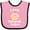 Pink and Black, variant on Inktastic Future Orthopedic Surgeon Occupation Boys or Girls Baby Bib