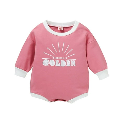 

Christmas Clearance! SuoKom Baby Boys Girls Bodysuit Infants Pure Cotton Coverall Crewneck Sweatshirt Long Sleeve Romper Rainbow Oversized Sweater Bodysuit Baby Clothes Essentials (0-24 Months)