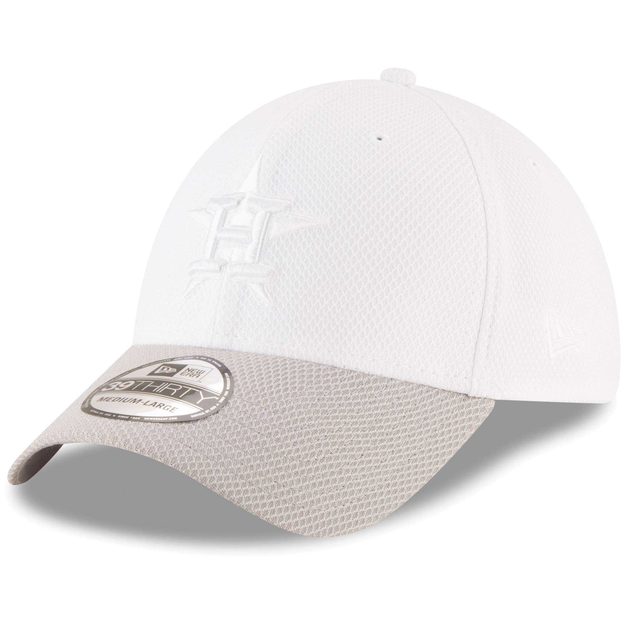 all white astros hat