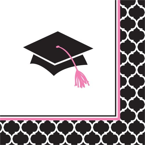 Glamorous Grad Beverage Napkins, 5\ by CREATIVE CONVERTING