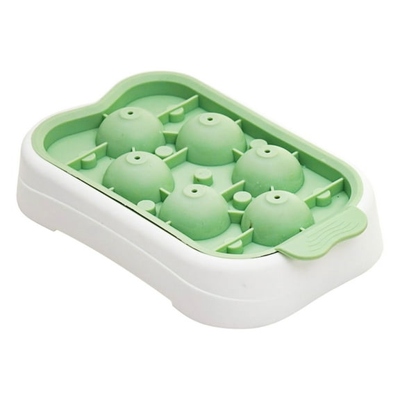 Blasgw Mini Ice Cube Tray with Press and Lid - Food Grade Material for Fresh and Convenient Ice Making in Your Kitchen B