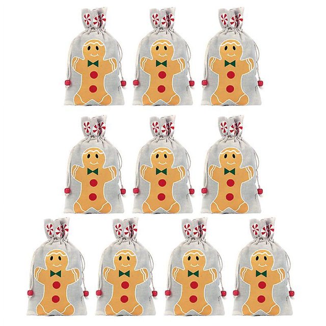 La nueva bolsa de dulces navideñas de 10 piezas