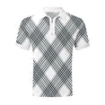 thumbnail image 2 of Gibobby Playera Polo Hombre Polos de golf de manga larga para hombre de un cuarto, estilo casual ajustado cuello en V, diseño básico(Blanco,M), 2 of 4