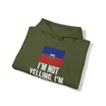 thumbnail image 4 of Haiti Haitian Pride Flag Hoodie, Gifts, Hooded Sweatshirt, 4 of 4