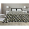 thumbnail image 1 of Motorcycle Down Alternative Comforter, Colorful Scooter Sketches in Retro Style Continuous Pattern Art, Microfiber Quilt for All Season, 5 Sizes, Eggshell and Multicolor, by Ambesonne, 1 of 3
