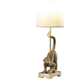 thumbnail image 2 of HomeRoots 524262 24 x 9 x 9 in. Gold Monkey Table Lamp with White Drum Shade, 2 of 3