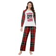 thumbnail image 2 of Onlypjs Christmas Family Matching Pajamas Sets – Holiday Plaid Long Sleeve Sleepwear for Women, Men – Festive Matching Christmas Pajamas for Couples & Families, 2 of 6