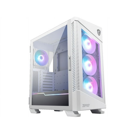 MSI MPG VELOX 100R White SPCC Steel / Laminated Tempered Glass ATX Mid Tower Computer Case